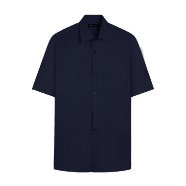 Imagem de Camisa VR Masculina Casual Manga Curta Pocket Silicon Oil Azul Marinho-Masculino