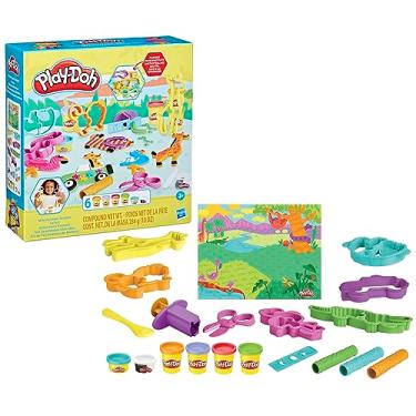 Imagem de Conjunto Play-Doh Animais Selvagens - Para Crianças a Partir de 3 Anos - F7213 - Hasbro