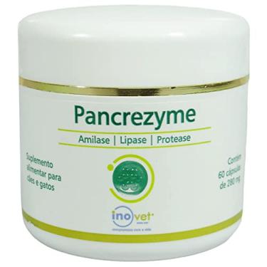 Imagem de Pancrezyme 60 Cápsulas 280mg Para Cães e Gatos Inovet
