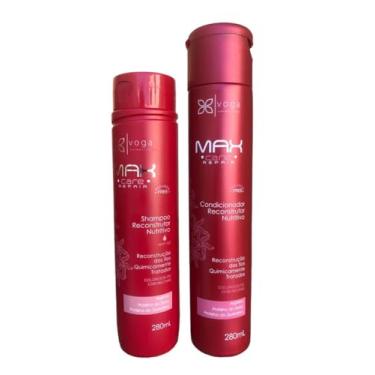 Imagem de Kit Shampoo Condicionador Nutritivo Max Care Repair Voga