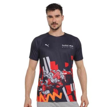 Imagem de Camiseta Puma Red Bull Double Masculina 536021-01
