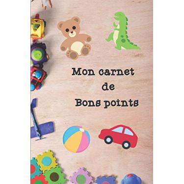 Imagem de Mon carnet de Bons point: Carnet pour enfant maternelle 3 à 5 ans pour coller et conserver tous ses bons points, image recompense ecole - 100pages