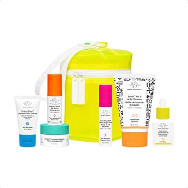 Imagem de Drunk Elephant Conjunto de cuidados com a pele The Littles O Melhor nº 9, óleo de marula virgem, soro T.L.C. Framboos, creme protini, sérum fresco C-Firma, protetor solar transparente Umbra”