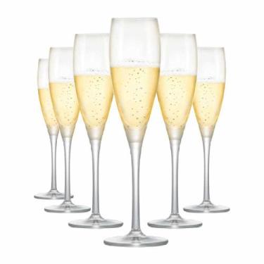 Imagem de Taça De Vinho Proseco De Cristal  135ml 6 Pcs - Ruvolo