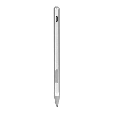 Imagem de Caneta Stylus para Surface, Bateria de 80 Horas, Escrita Suave, Trabalho para Surface Pro X/9/8/7/6/5/4/3, Surface Go 3/Book 3/Laptop 4/Studio 2, ASUS VivoBook Flip 14 (Prata)