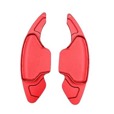 Imagem de ontto Remo de mudança de ajuste estendido para Nissan Teana Altima 2019 2020 Volante Shifter Lâmina Guarnição Tampa Liga de Alumínio Decoração Interior Acessórios Vermelho