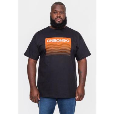 Imagem de Camiseta Onbongo Plus Size Fade Preta