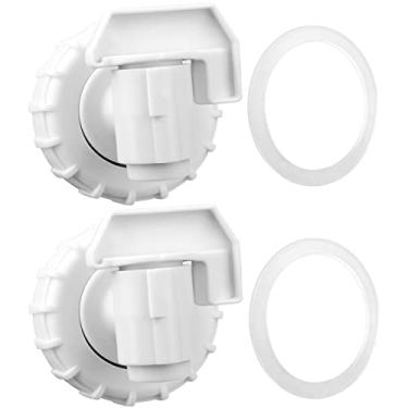 Imagem de Torneira para jarro de água de 15,8 litros, conjunto de torneira de substituição de jarro de água compatível com Coleman 5 galões modelo 5620 resfriador de 5 galões. Conjunto de torneira durável de 5 galões de qualidade de substituição, conjunto de 2 unidades