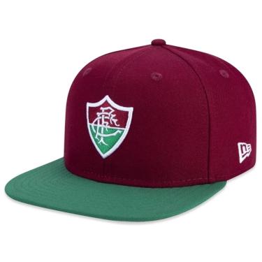 Imagem de Boné New Era 9Fifty Original Fit Fluminense Futebol Unissex - Vinho e Verde