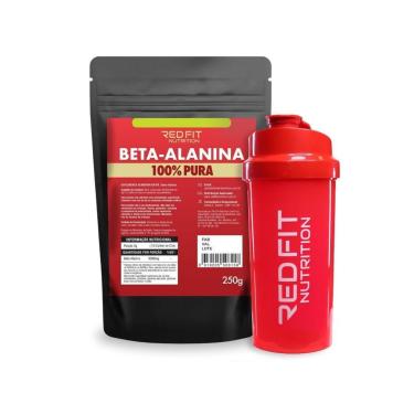 Imagem de Suplemento em pó Red Fit Nutrition Beta-Alanina Pura Importada 250g-Unissex