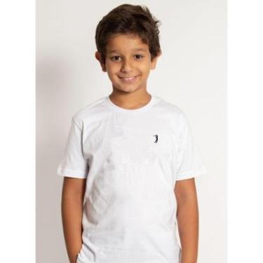 Imagem de Camiseta Aleatory Infantil Básica New Branca-Masculino