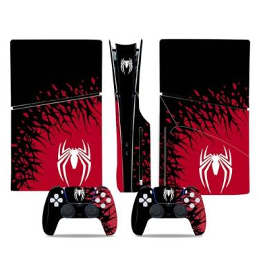 Imagem de Skins para console e controlador PS5 Slim Disc Edition, capas PS5 Slim, decalques, adesivos. (adesivo H)