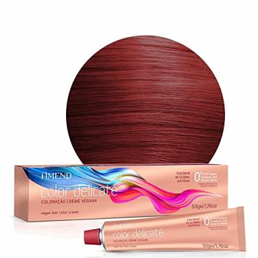 Imagem de Coloração Amend Color Delicaté, 50g, Livre De Gluten, Parabenos E Óleo Mineral, Livre De Ppd* E Amônia, Hipoalergênica E Demartologicamente Testada, Proteção Contra O Ressecamento, Nutrição Avançada E Controle Do Frizz (0.6 Vermelho Intensificador)