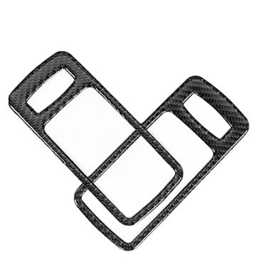Imagem de Capas de Moldura de Fibra de Carbono para Maçaneta Interna Porta, Adequadas para 2009-2013