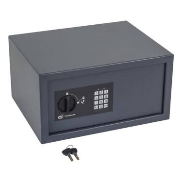Imagem de Cofre Digital Aço Senha E Chave 23x44x35cm - 28 Litros