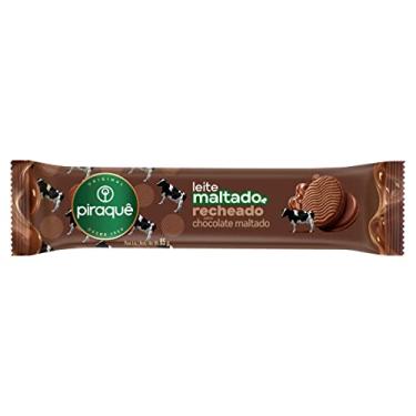 Imagem de Biscoito Leite Maltado Recheio Chocolate Maltado Piraquê Pacote 85g