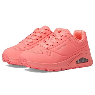 Imagem de Skechers Tênis infantil feminino Street Uno Gen1-Neon Glow, Coral, 17
