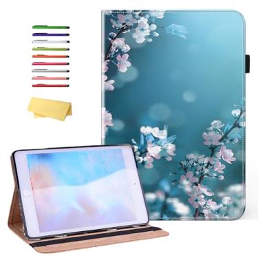 Imagem de UUcovers Capa para iPad Mini 6 de 8,3 polegadas 2021 iPad Mini 6ª geração com suporte/suporte para lápis Stylus, bolsos Magnéticos Smart Folio PU Couro PU Capa carteira fina, hibernar/despertar