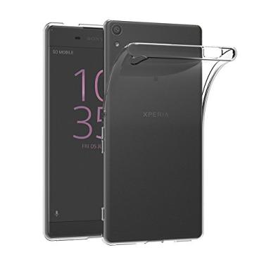 Imagem de Capa para Sony Xperia XA Ultra/Sony Xperia C6 (6,0 polegadas) MaiJin Capa Traseira Transparente de Gel de Borracha TPU Macio