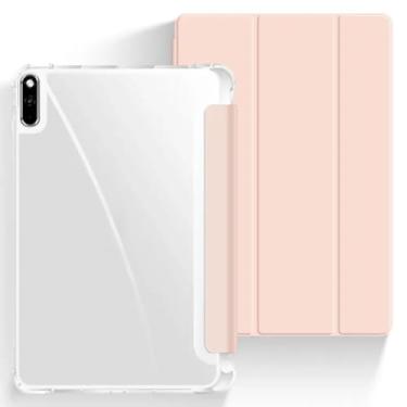 Imagem de Capa inteligente para tablet Lenovo Tab M11 TB330FU P11 TB-J606 J607 J616 P11 Pro TB-J706 J716 com capa para lápis (rosa, TB-J706F J716F)