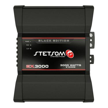 Imagem de Módulo Amplificador Digital Stetsom EX3000 Black 3000 Watts Rms 1 Canal - 2 Ohms