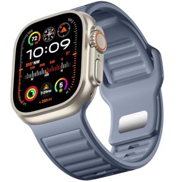 Imagem de Negatta Pulseira esportiva de substituição para Apple Watch Ultra 2 de 49 mm para Apple Watch Ultra Series 10 de 46 mm 9/8/7 de 45 mm SE2/SE/6/5/4 de 44 mm 3/2/1 de 42 mm