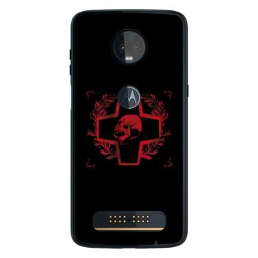 Imagem de Capa Adesivo Skin023 Verso Para Motorola Moto Z3 Play - KawaSkin