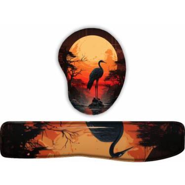 Imagem de KIT Mouse Pad + Apoio de teclado Natureza - JDM