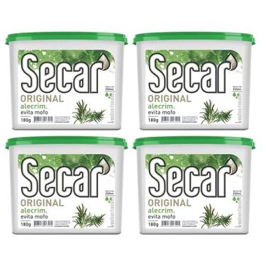 Imagem de Anti Mofo Secar Original 180g Caixa Com 4 Unidades (Alecrim)