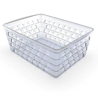 Imagem de Kit 10 Cestinhas Organizadoras Plásticos 1400ml Cestos Multiuso - Erca