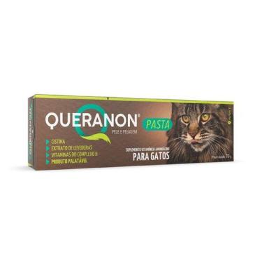 Imagem de Suplemento Queranon Pele e Pelagem em Pasta para Gatos 70g