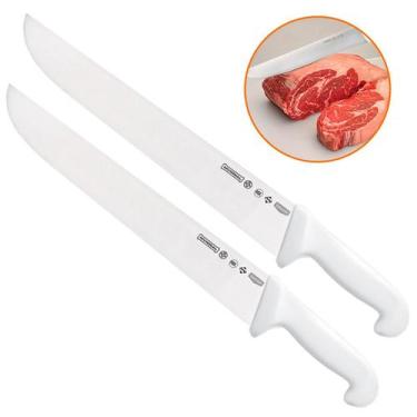 Imagem de 2 Facas Mundial 14 Polegada Açougue Bife Carne Churrasco Grego Açougue