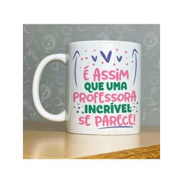 Imagem de Caneca personalizada de porcelana - Tema: Dia dos professores - 325ML 