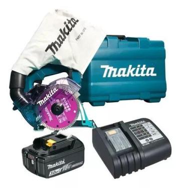 Imagem de Serra Mármore A Bateria 18v 3ah Dcc500zkx1 Makita Bivolt, Bivolt