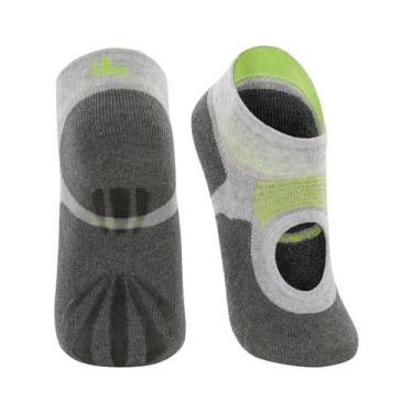 Imagem de Meia Sapatilha Pilates Adulto 3286-002 Lupo Sport, P - 33 Ao 36, Cinza