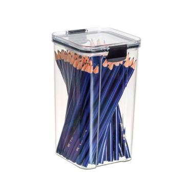 Imagem de Pote Organizacional Empilhável 1,6 Litros Hermético Slim - Plasnorthon