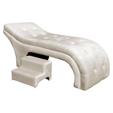 Imagem de Maca Estofada Botonê Para Salão de Beleza Extensão de Cílios 80cm Velu