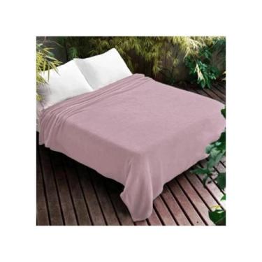 Imagem de Coberta Manta Microfibra Casal Soft Fleece Veludo Leve Macia Lisa Esta