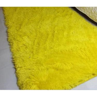 Imagem de Tapete Passadeira Peluda Felpuda Macia Para Sala Corredor Beira de Cam