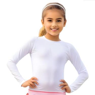 Imagem de Blusa Térmica Infantil Unissex Proteção Solar UV Moda Praia Piscina Ve