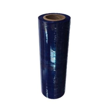 Imagem de Bobina Filme Stretch Azul Manual 50Cm 4Kg 1 Bobina - ECORROL