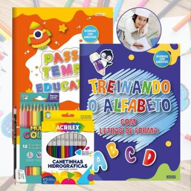 Imagem de Livro de Atividades Kit para se Divertir e Aprender com Lápis de Cor e