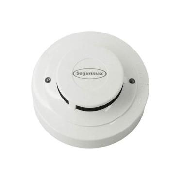 Imagem de Detector Óptico De Fumaça Endereçável Compact Segurimax, Branco