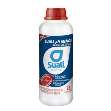 Imagem de Redutor De Ph Para Piscina Tratamento Ph Menos 1 litro Suall