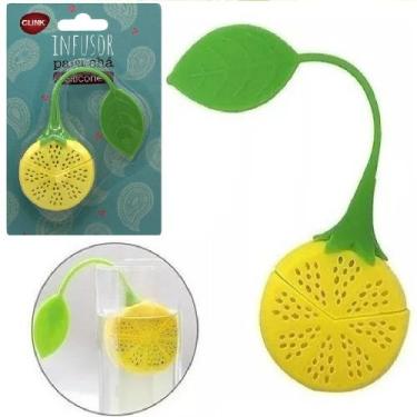 Imagem de Infusor de Chá em Silicone - Forma de Limão ou Morango - Cl