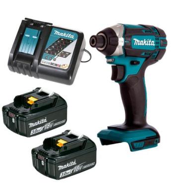 Imagem de Parafusadeira Dtd152z C/ 2 Baterias Carregador Bivolt Makita