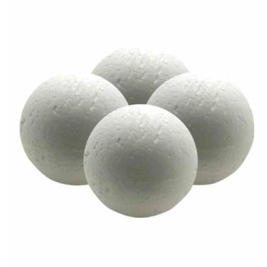 Imagem de Bola de isopor 100mm pct com 10un / pct / styroform