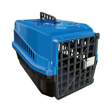 Imagem de Caixa de Transporte Mec Pet Podyum Azul N2