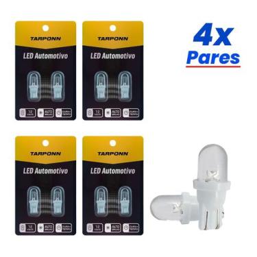 Imagem de Kit 8 Lâmpadas Led Interior Carro 1 Led Convex Tarponn