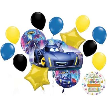 Imagem de Anagram Batwheels Birthday Party Supplies 15 pc Balloon Bouquet Decorations